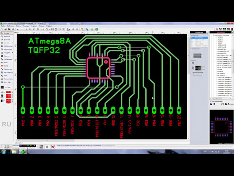 Видео: Адаптер на Atmega fusebit doctor для ATmega8 TQFP 32