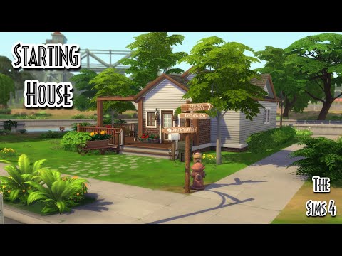 Видео: Стартовый дом 🏡│Starting House│Строительство в Симс 4👷‍♀️[SpeedBuild] [NO CC] [The Sims 4]🎮