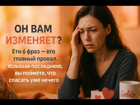 Видео: Эти 6 фраз выдают изменника с головой. Услышав последнюю, вы поймёте, что всё уже кончено