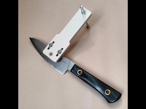 Видео: Заточка ножа с VG-10 при помощи магнитного "костыля"