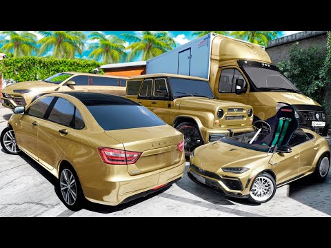 Видео: УГНАЛ КУЧУ ЗОЛОТЫХ ЧИТ ТАЧЕК В GTA 5! БИТВА ВОРОВ В ГТА 5 ОНЛАЙН!