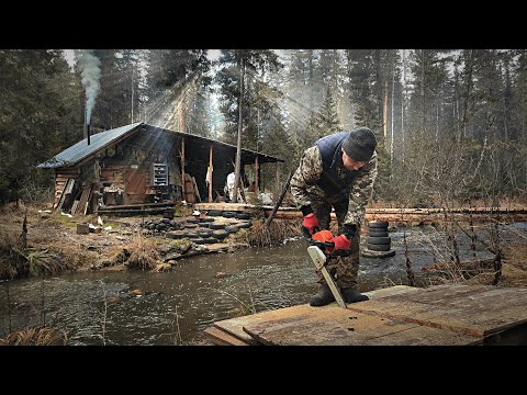 Видео: ИЗБА\СТРОЙКА\сезон 2023\ЧАСТЬ1