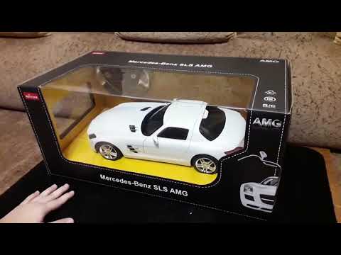 Видео: Р/у модель Mercedes-Benz SLS AMG от фирмы Rastar. r/c машина.