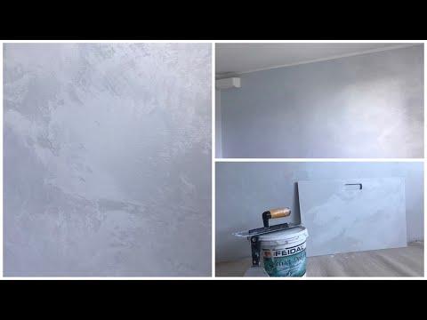 Видео: Стіни з ефектом шовку. Декоративна фарба Velvet Dekor від Feidal