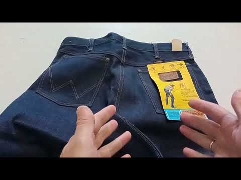 Видео: Джинсам 50 лет!  Wrangler made in Scotland