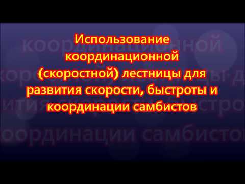 Видео: КООРДИНАЦИОННАЯ ЛЕСТНИЦА ДЛЯ БОРЦОВ