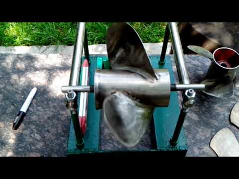 Видео: балансировка гребного винта плм (Balancing propeller outboard)