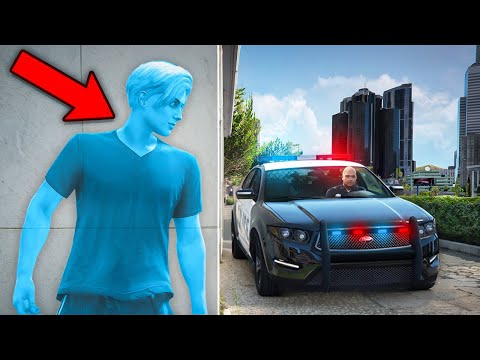 Видео: НЕВИДИМЫЙ ИГРОК ЗАПУТАЛ КОПОВ в GTA 5 RP