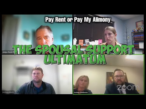 Видео: Ультиматум по супружеской поддержке: плати аренду или плати алименты