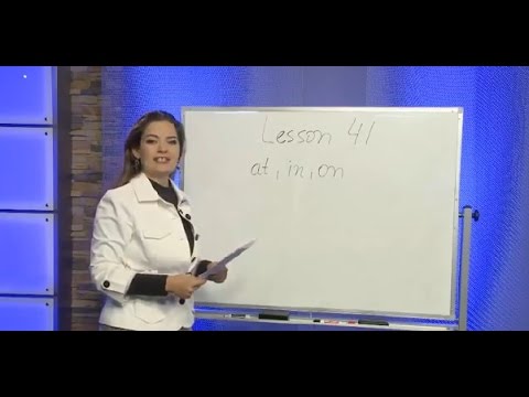 Видео: At, in, on - Предлози за време и за място - Учи английски с Николая, Еп. 18, Сезон 2