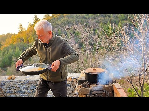 Видео: Меню турецкого Рамадана ифтара в деревне | Рецепт тушеной козьей шеи