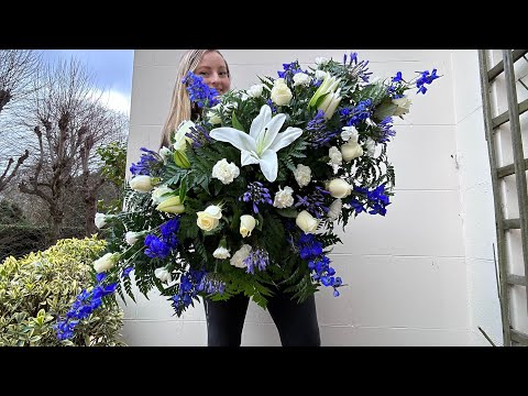 Видео: Как сделать спрей для гроба | ПРОСТОЙ урок по созданию траурных цветов | Сделайте траурные цветы