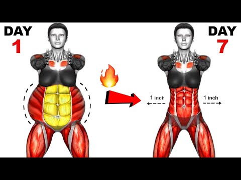 Видео: ➜20-минутная тренировка для уменьшения живота и потери 7,5 см в талии 🔥Лучшие упражнения для изба...
