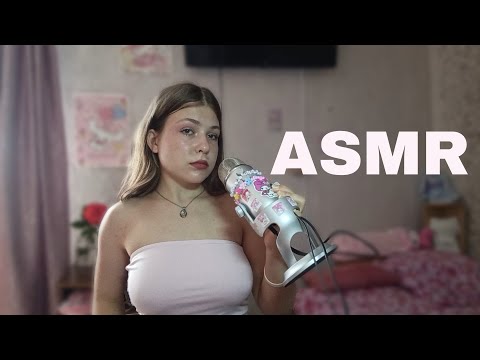 Видео: Асмр без слов / тк-тк / таппинг / ликинг / звуки рта / треск свечи 💟