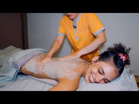 Видео: ASMR: Это сделало мою кожу такой мягкой! 💆‍♀️ Тайский кофейный скраб для всего тела и массаж маслом
