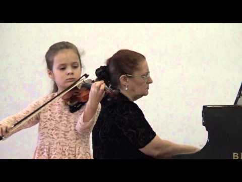 Видео: Концерт Ф.Зейца, соль мажор, ч 1; исп. Медведко Виолетта, 6 лет