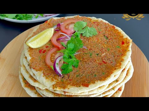 Видео: Простая и вкусная лахмаджун: турецкая пицца без духовки, которую вы обязательно должны попробовать!