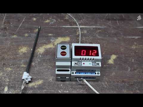 Видео: Программный регулятор-измеритель РИГ-10-5. Прибор в печь для обжига керамики