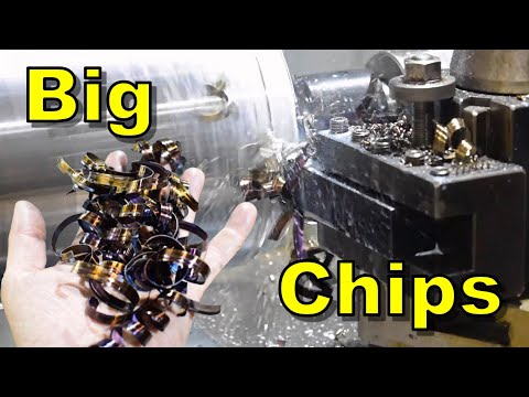 Видео: Удаление тяжёлого металла на токарном станке Lion, изготовление короткого вала из цельной заготов...