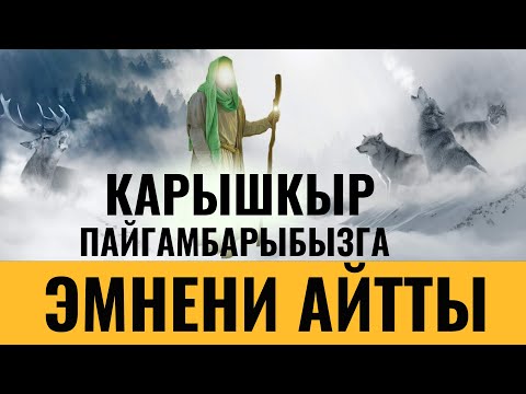 Видео: КАРЫШКЫР ПАЙГАМБАРЫБЫЗГА ЭМНЕНИ АЙТТЫ? ЭМИ БИР КЕРЕМЕТ САБАК