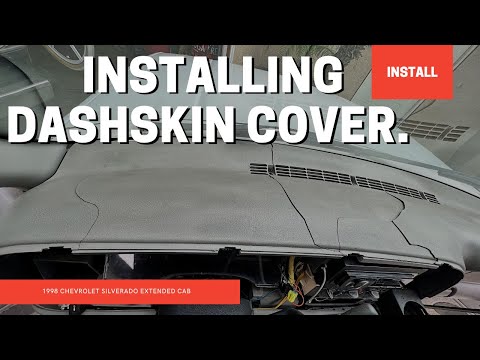 Видео: Установка: накладка на приборную панель DashSkin Chevrolet/GMC 1997-2000 C/K1500 Pickup. #OBS 4K