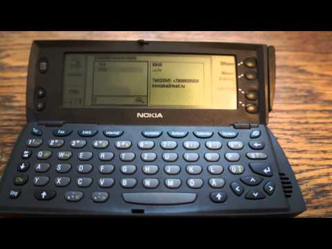 Видео: Nokia 9110 Communicator - опережая время