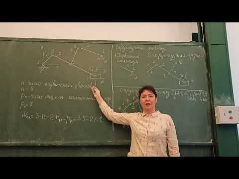 Видео: Теория механизмов и машин. Минисеминар по структурному анализу и синтезу механизмов