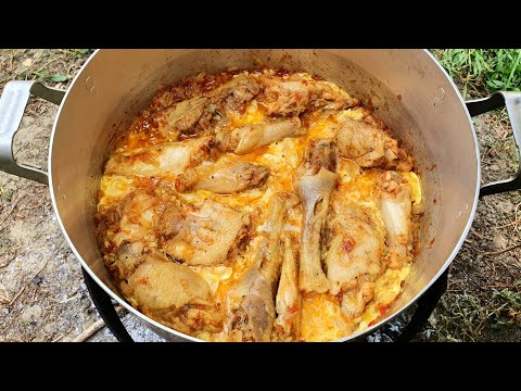 Видео: Азербайджанская кухня-Чыхыртма из Курицы | Ən Dadlı Toyuq Çığırtması