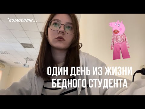 Видео: влог / жизнь бедного студента/ день 2