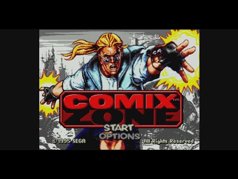Видео: Comix Zone | Sega Mega Drive | Полное Прохождение | 