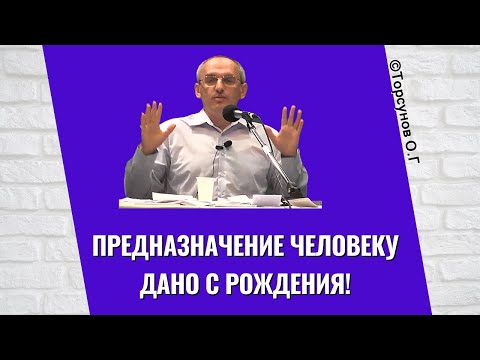 Видео: Предназначение человеку дано с рождения! Торсунов лекции