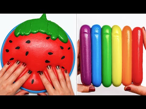 Видео: Расслабляющие АСМР-видео со слаймом для сна | Satisfying Slime No Talking ASMR 3734