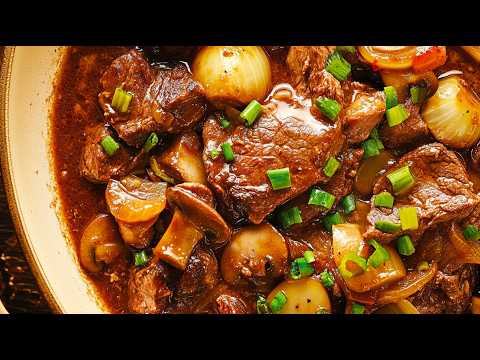 Видео: Знаменитый французский рецепт мяса всего за 33 минуты! Кремовый, легкий и вкусный!