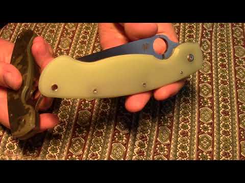 Видео: НОЖИ Реплика Spyderco Military отличия от оригинала