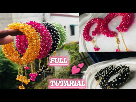 Видео: Мастер-класс по изготовлению браслета гаджра 🌸 | Как сделать браслет гаджра для начинающих #сдела...