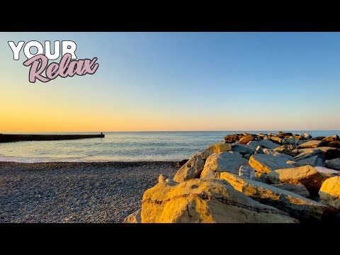 Видео: Красивый Рассвет на Черном Море. Звуки Моря Для Релаксации и Сна.