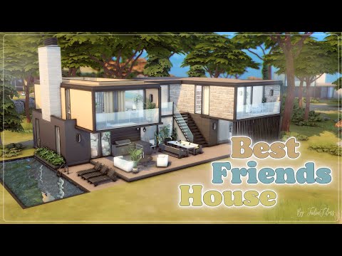 Видео: Дом Лучших Подруг👭│Строительство│Best Friends House│SpeedBuild│NO CC [The Sims 4]