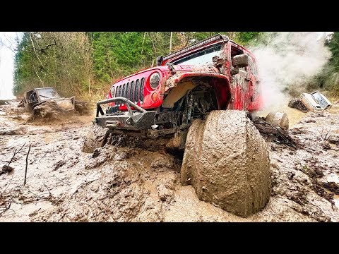 Видео: Оффроуд МОНСТРЫ Багги БТР Царь Нива и Jeep 850 л с  поехали на бездорожье тестировать новую подвеску
