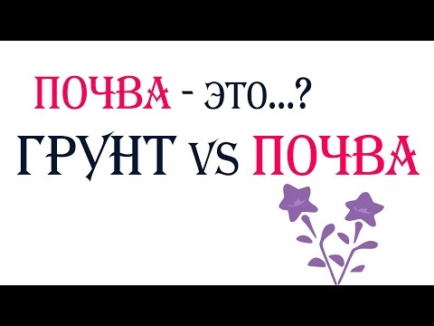 Видео: ПОЧВА vs ГРУНТ vs ПОЧВОГРУНТ