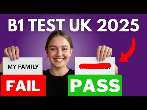 Видео: Тема «Моя семья» для теста B1 в Великобритании в 2025 году