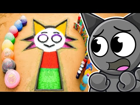 Видео: Sprunki ПРЕВРАТИЛИСЬ В ORBEEZ!