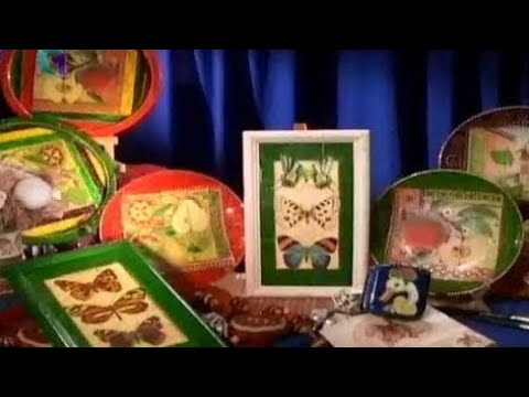 Видео: Декупаж. Декорируем тарелку, панно и шкатулку, используя трехслойные бумажные салфетки. Мастер класс