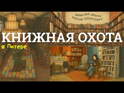 Видео: vlog: день в любимых книжных магазинах Петербурга ♥️📚