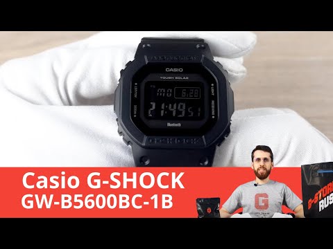 Видео: Чёрные G-SHOCK на композитном браслете / Casio GW-B5600BC-1B