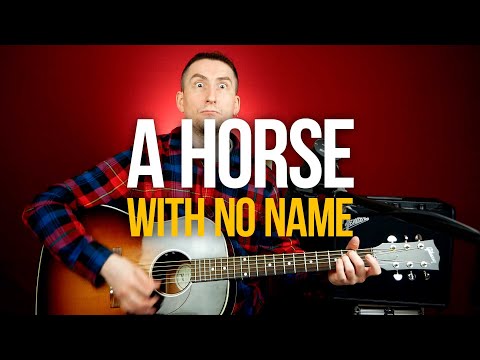 Видео: Ваша первая песня на акустике America - A Horse With No Name