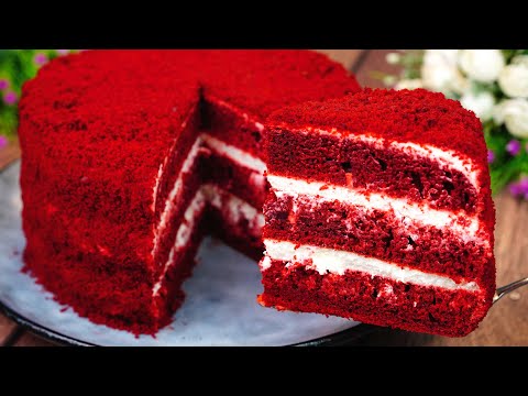 Видео: Торт «Красный бархат» тает во рту! Простой и очень вкусный!