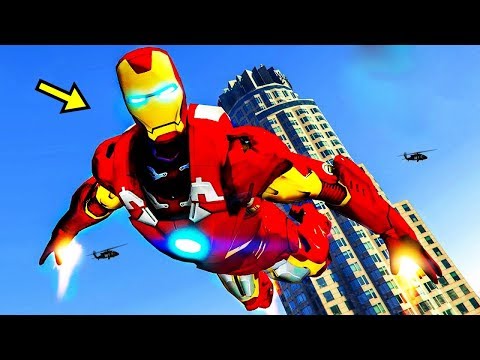Видео: Халкты тоқтатуға темір адам келді | GTA 5