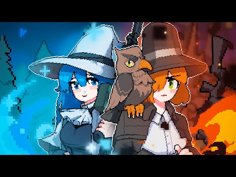 Видео: Рогалик с комбинаторикой стихийных пуль за аниме девочек // Arcane Trigger #1