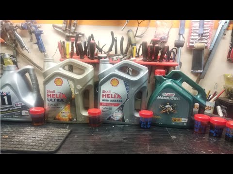 Видео: Тест моторного масла Castrol Magnatec 5w40, A3/B4 (отработка 7000 + Супротэк).