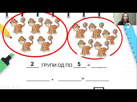 Видео: III одделение - Математика - Mножење - Собирање во групи,знак за множење